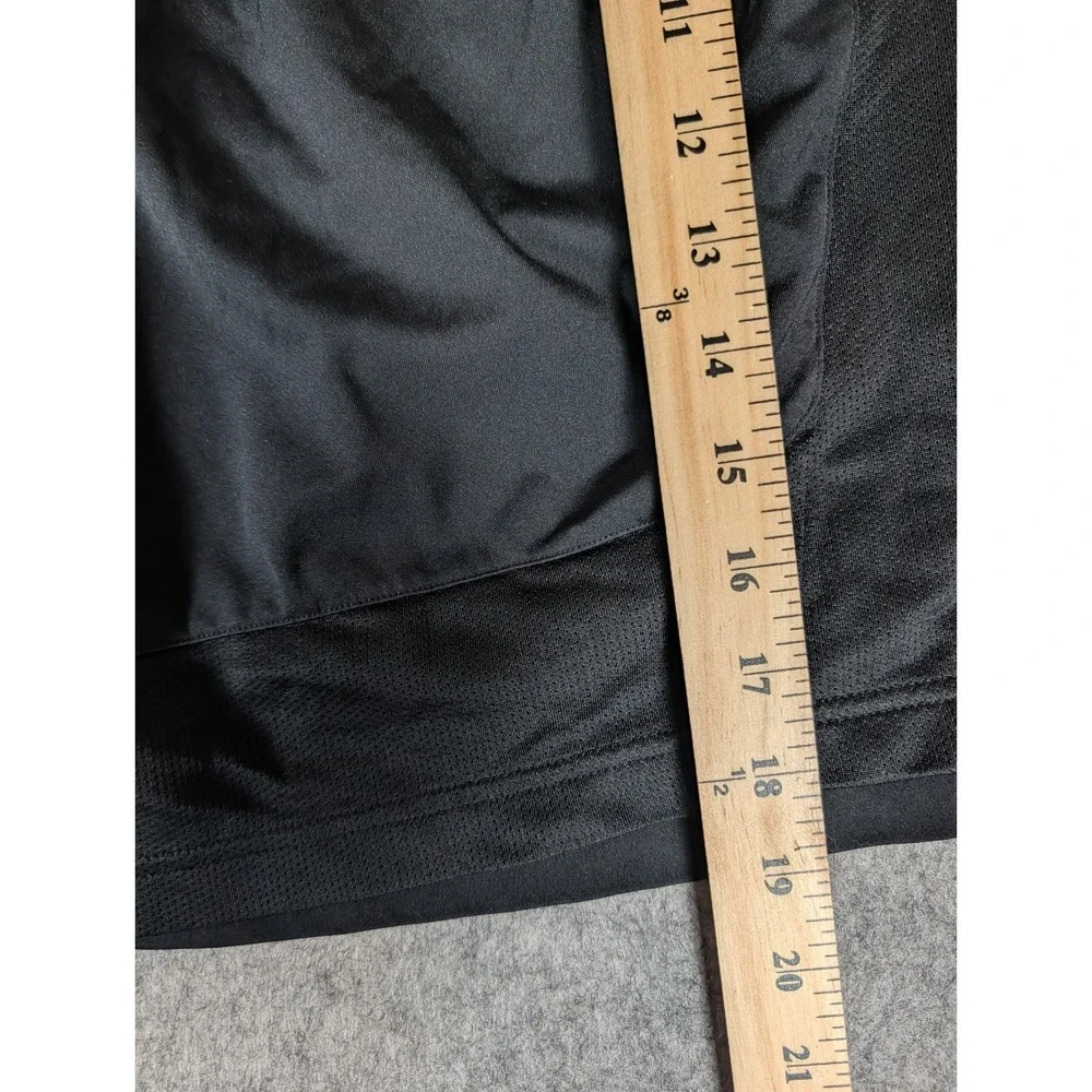 Nike Mens Dri-FIT Basketball Training Shorts Black Mesh Panels Size L